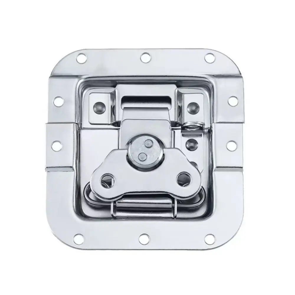 4Pcs Spring Loaded Butterfly Twist Lock Buckle Recessed Mount Heavy Duty Air Box Lock Alloy Security Lock Flight Case Lock