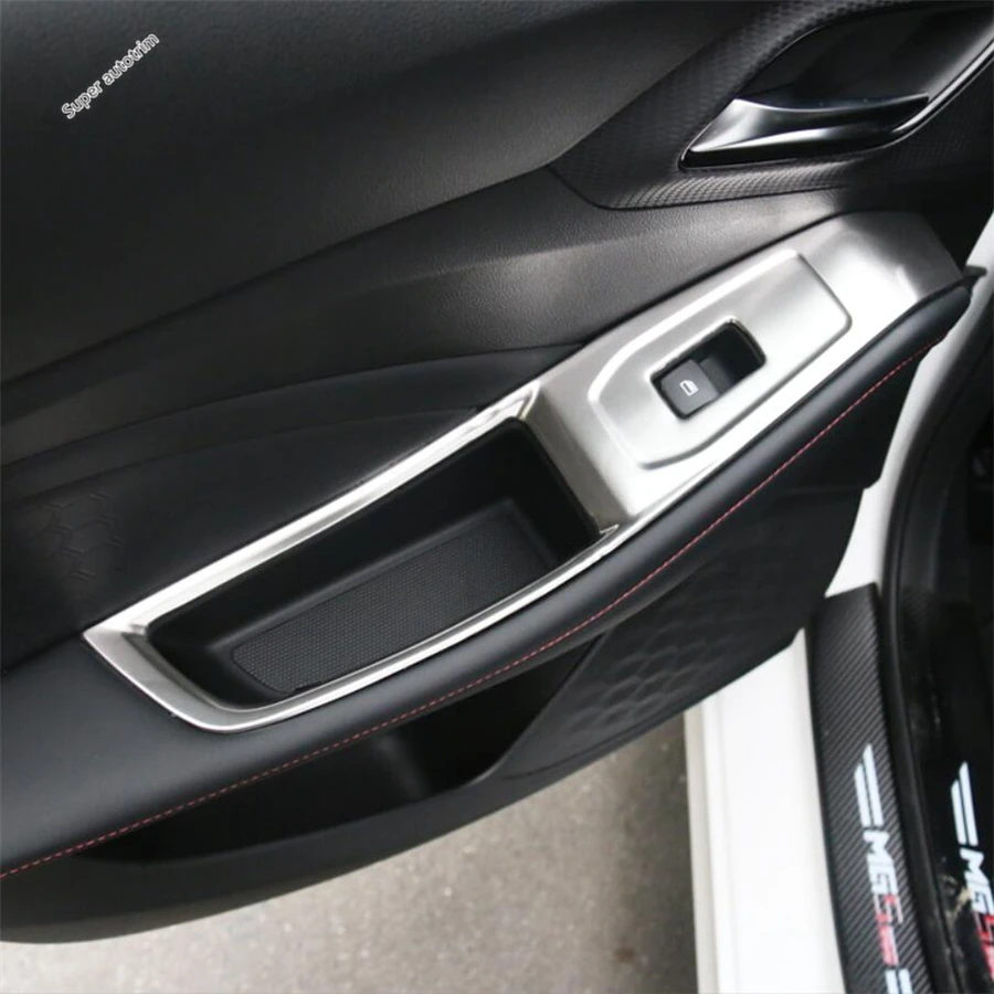 

Car Headlight Switch / Lift Button / Air AC / Door Bowl / Gearbox / Gloves Box Handle Cover Trim Silver For MG 5 MG5 2020 2021