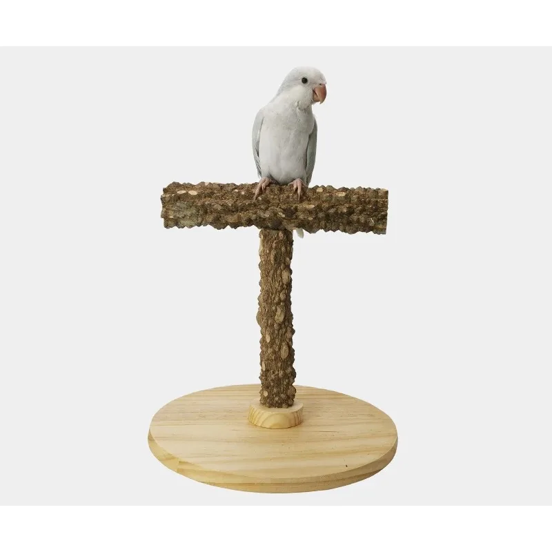 

Parrot platform bird stand desktop solid wood pepper wood multi-layer stand bird parrot wood