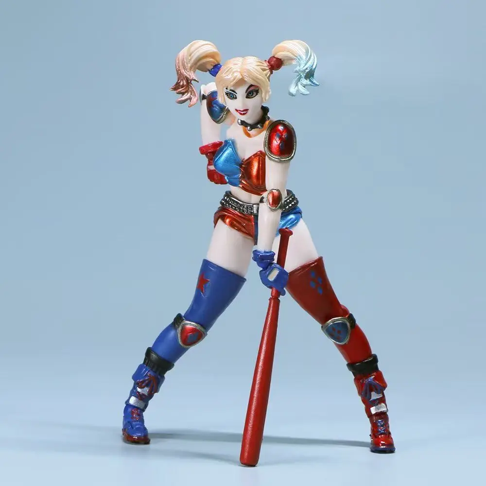 Ko Kaiyodo Figma Dc Harley Quinn Anime Action Figures Moveable Joint Children Toys The Joker'S Girl Room Decoration Free Gift