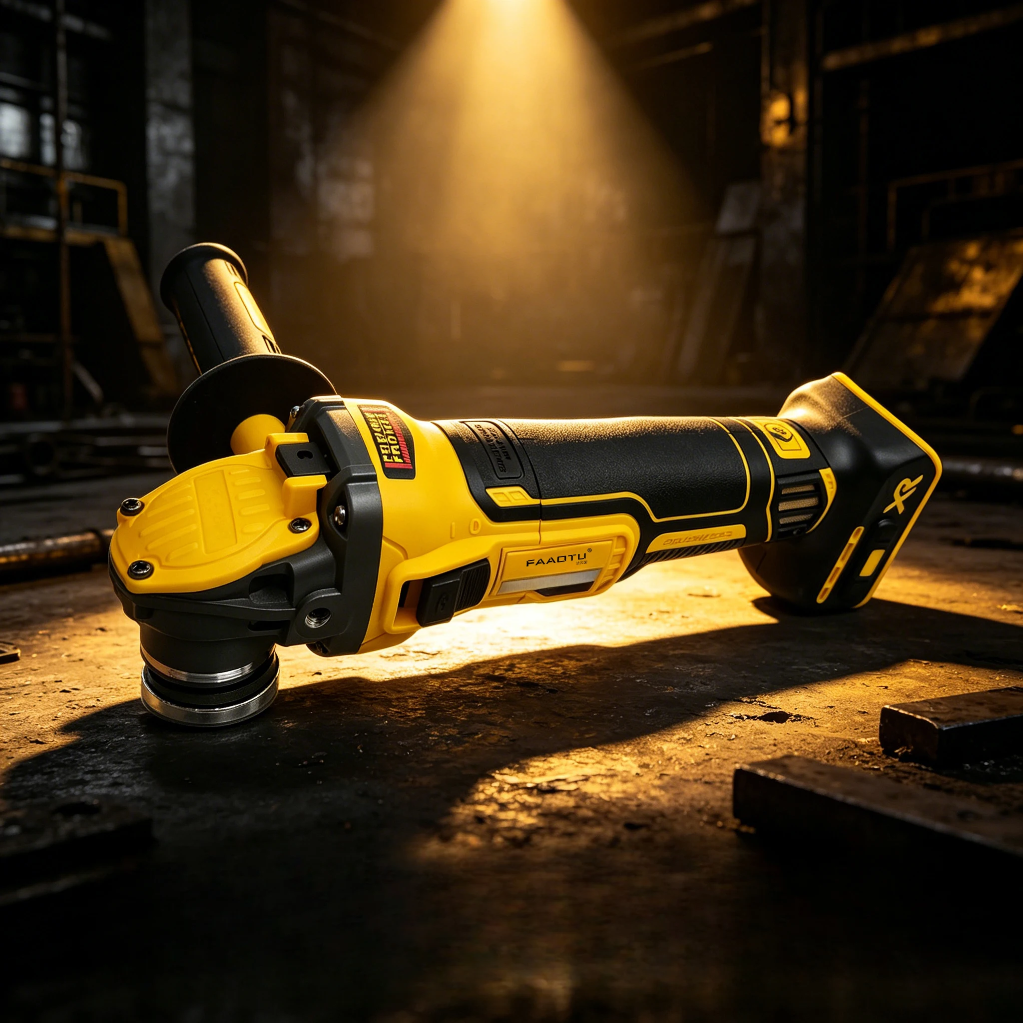 FAAOTU 409 Heavy-Duty Angle Grinder, Versatile for Metal/Concrete, Same Dependability as DW Suitable for DW battery NO battery