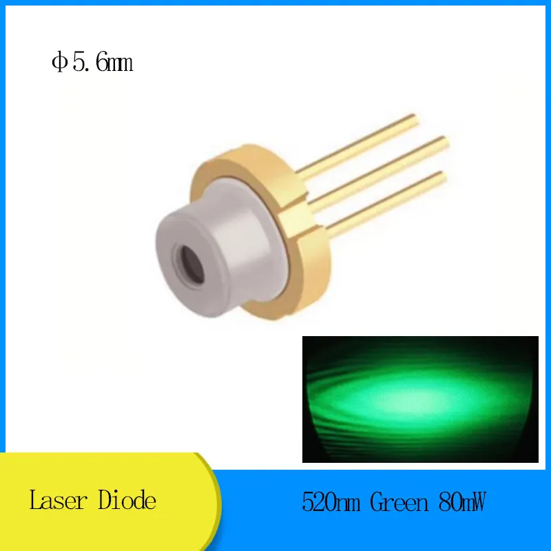 

520nm Green Laser Diode Sensor Laser Module Diodes DIY 80MW LED Electronics Design