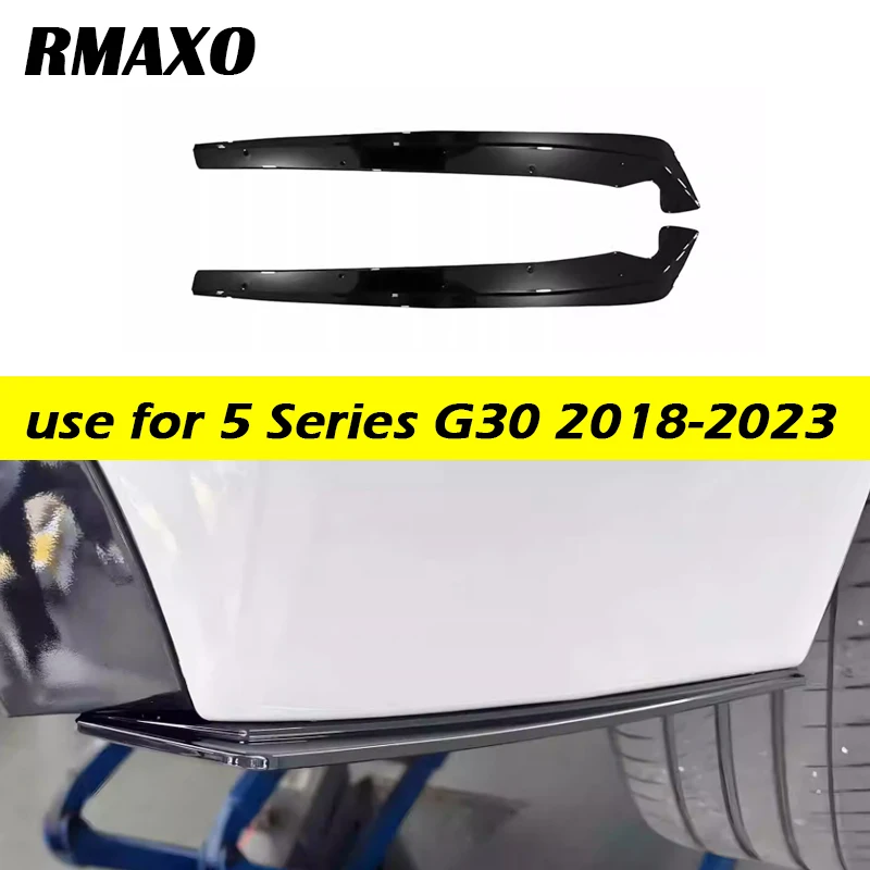 

Для BMW 5 G30 G31 525i 530i 530d 540i M 2018-2023 Модель седана Базовая модель Предварительно личность Передний бампер Боковой сплиттер Спойлер Губная крышка Комплект