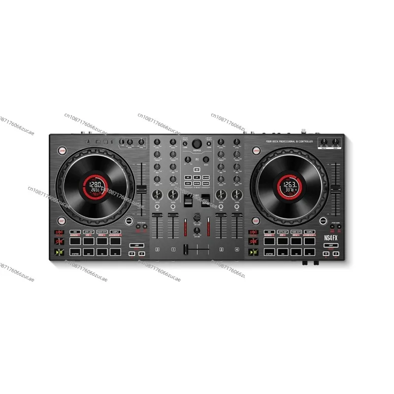 

Профессиональный 4-канальный DJ-контроллер NS4FX — идеальный стартер с полным управлением звуком Serato DJ Lite