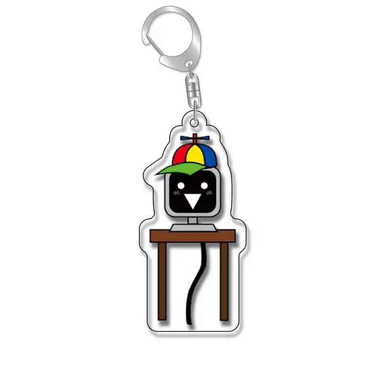 Acryl-Sprunki-Schlüsselanhänger für Accessoires Sprunki Oren Raddy Gray Brud Vineria Anhänger Schlüsselring Schlüsselkette Schmuck Geschenke für Fans – Detail 12