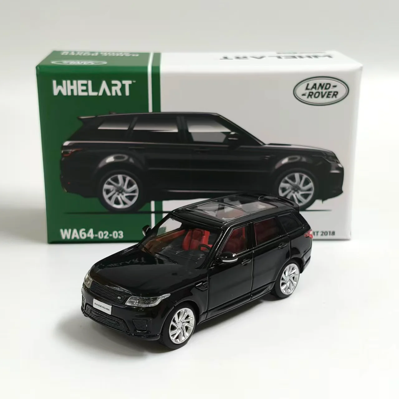 Diecast WHELART escala 1:64 Land Rover Range Sport 2018 coche en miniatura de aleación juguete coleccionable regalo adorno de exhibición de recuerdo