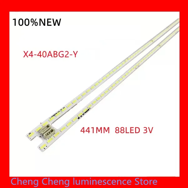 NEW FOR Suitable for Letv X40 L404FCNN LCD LED strip backlight X4-40ABG2-Y side light LED  Backlight Bar  47.4CM  88LED 3V