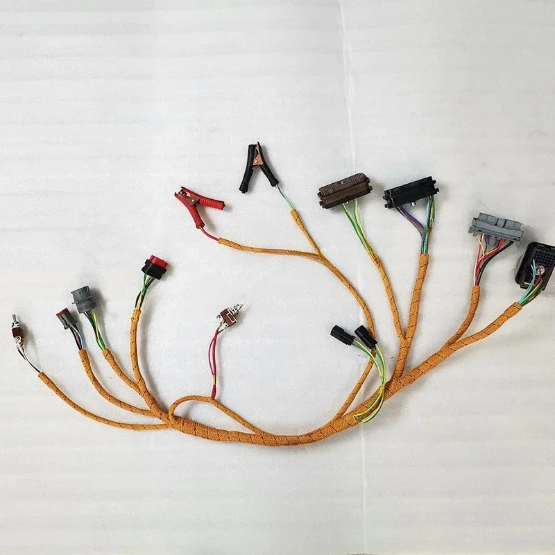 Excavator Engine Test Cable CAT Machinery C6 C7 C9 C11 C13 C15 C18 E324D E326D E327D E329D Wiring Harness 381-2499 3812499