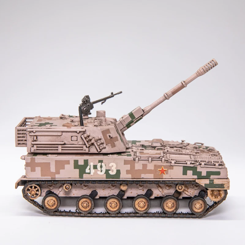 Chinesisches PLZ-07 selbstfahrendes Kampfpanzermodell aus Kunstharz im Maßstab 1:72 Militarized Combat Track Type Classics Collection Gifts Display