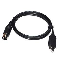 Początkowe złącze FT232RL USB do 6PIN 6 DIN kabel do programowania komunikacji szeregowej RS232 dla PASSAP E6000 maszyny dziewiarskie do PC