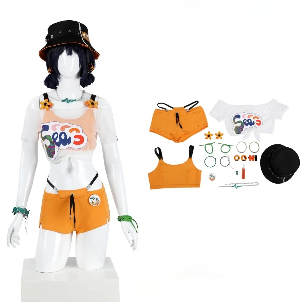 

Игра Zenless Zone Zero Belle Косплей Костюм Сексуальная Женщина Белль Купальник Хэллоуин Comic Con Girl Летний Костюм Полный Комплект На Заказ