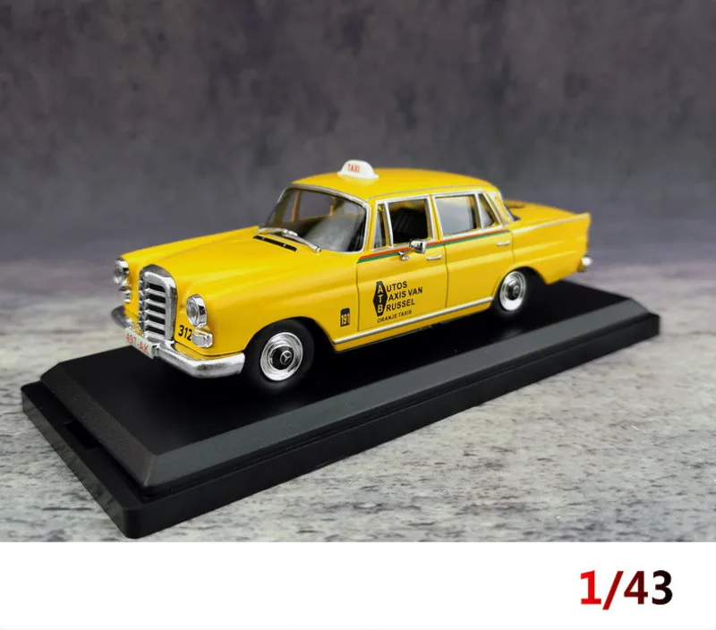 

1/43 New Arrival Special Price Diecast Metal German Luxury 200D Taxi Model Ornament Furniture Display Collection Gift Toys