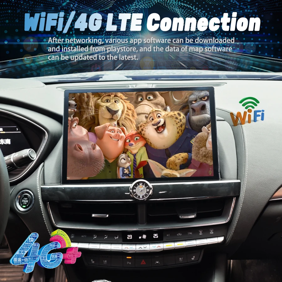 

13,3-дюймовый Android 14 для Cadillac CT5 CT6 2020-2023, стерео автомобильный GPS-навигатор, мультимедийный видеоплеер, Carplay, авторадио, головное устройство