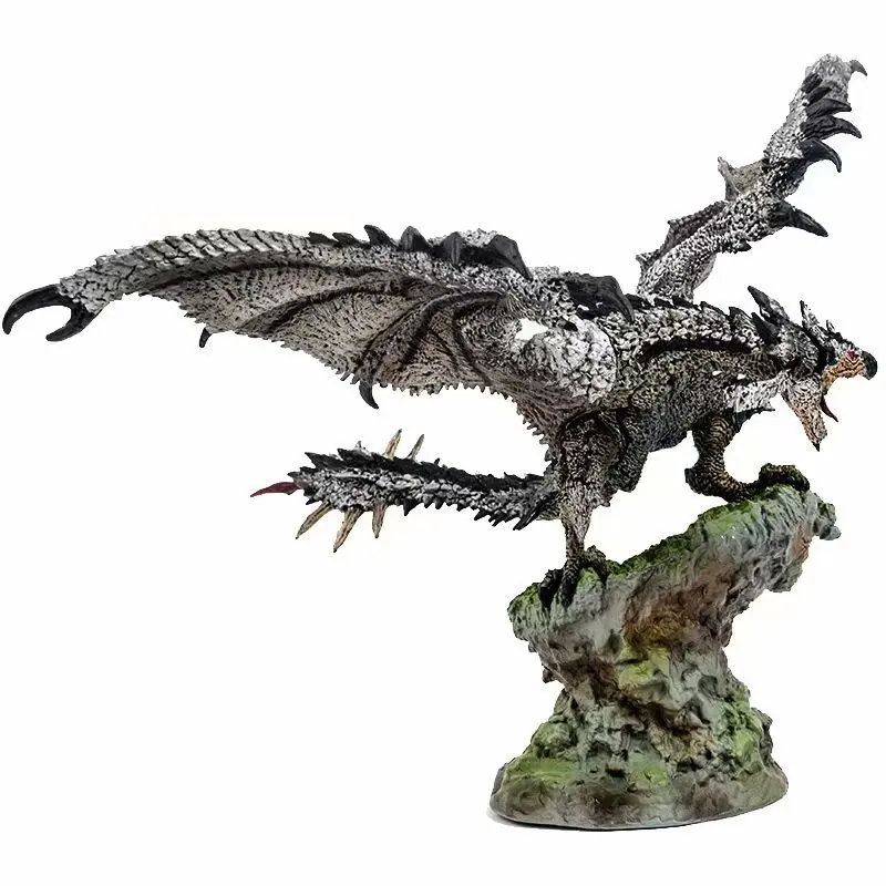 Monster Hunter World Silver Fire Dragon maschio Fire Dragon ciano Fire Dragon Game Character Collection Limited Edition Figure Model