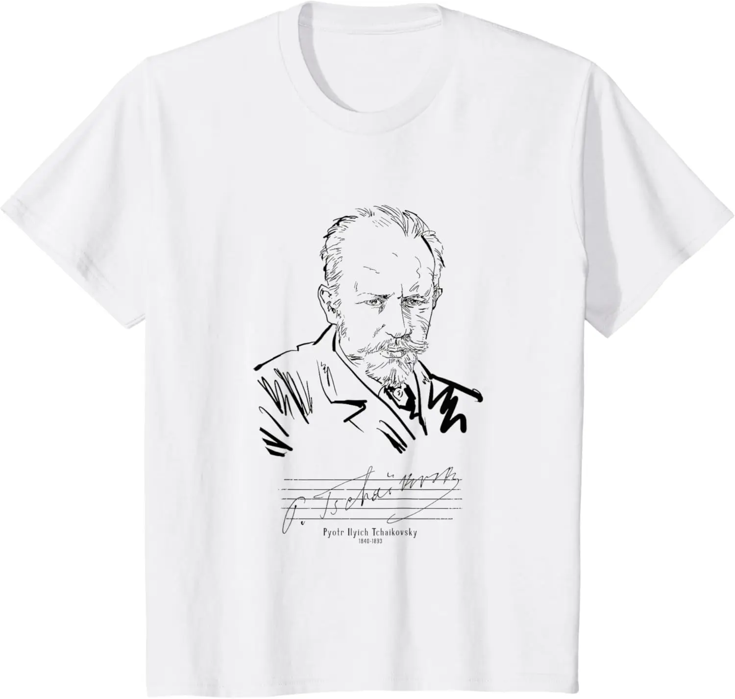 Tchaikovsky-Russian composer-Classical Music T-Shirt