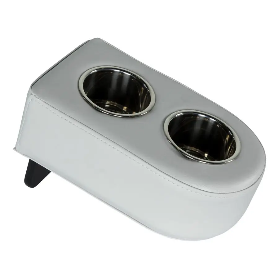 

Sunset Collection Pontoon Cup Holders, Portable, Durable Marine Grade Construction, Holds Two Beverages, Durable Vinyl, Stainles