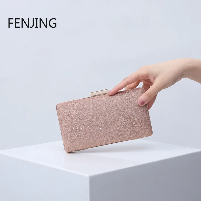 2025 New Luxury Glitter Evening Clutch Bag Elegant Party Handbag for Women Fashion Shoulder Purse Wedding Prom Dinner Bag Bolsas view 3