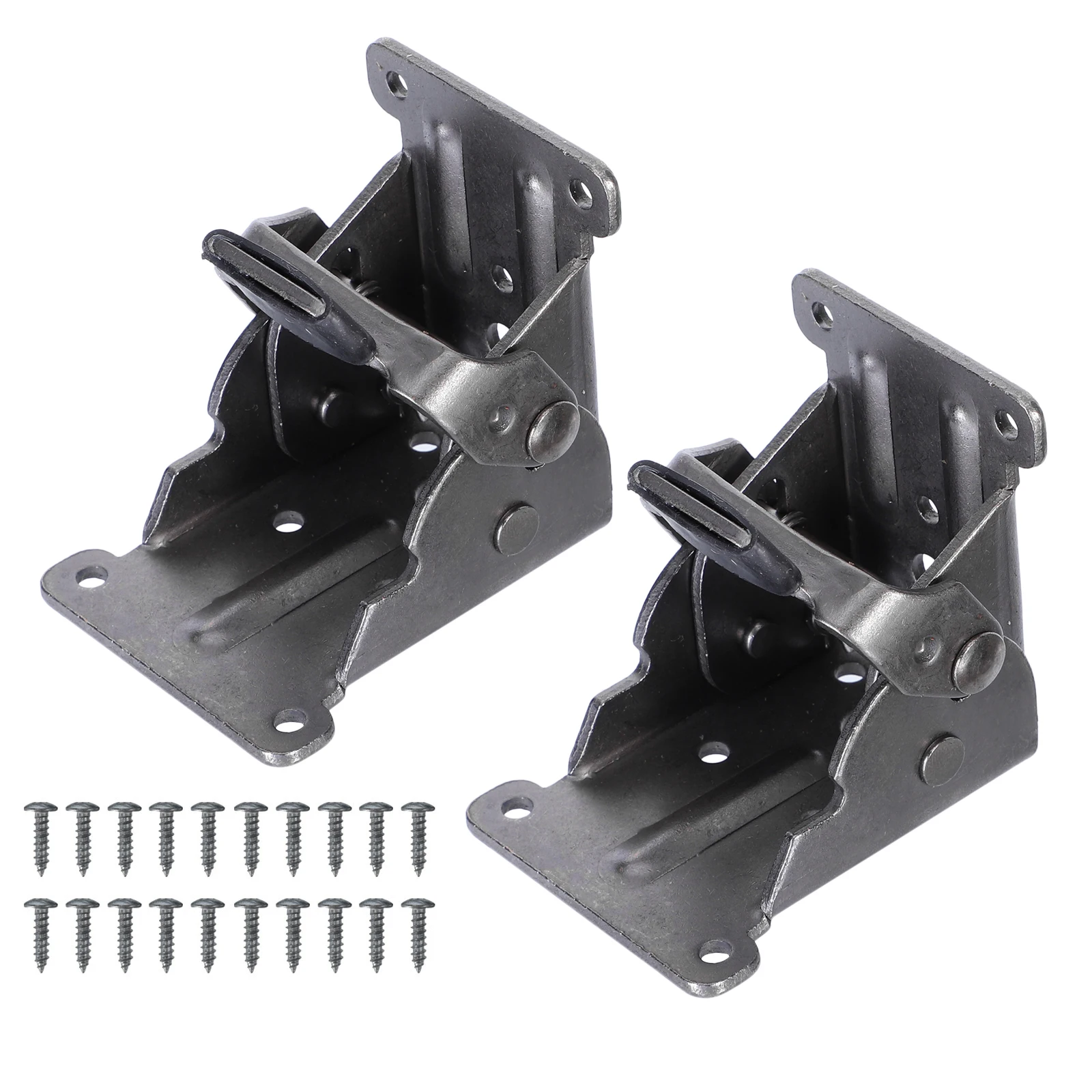 

2pcs Self-locking Folding Table Leg Hinges Metal Support Furniture DIY Tools Spring Lock Kitchen Laundry Room Hardware