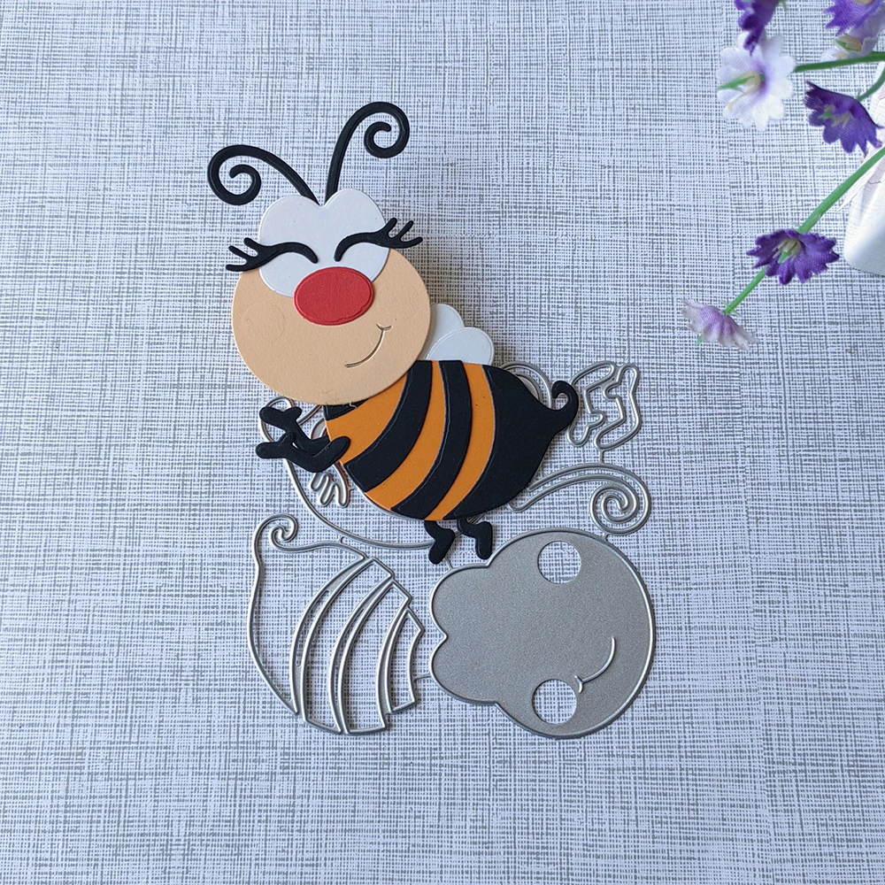 

New Cute Bee cutting dies scrapbook decoration embossed photo album decoration card making DIY crafts