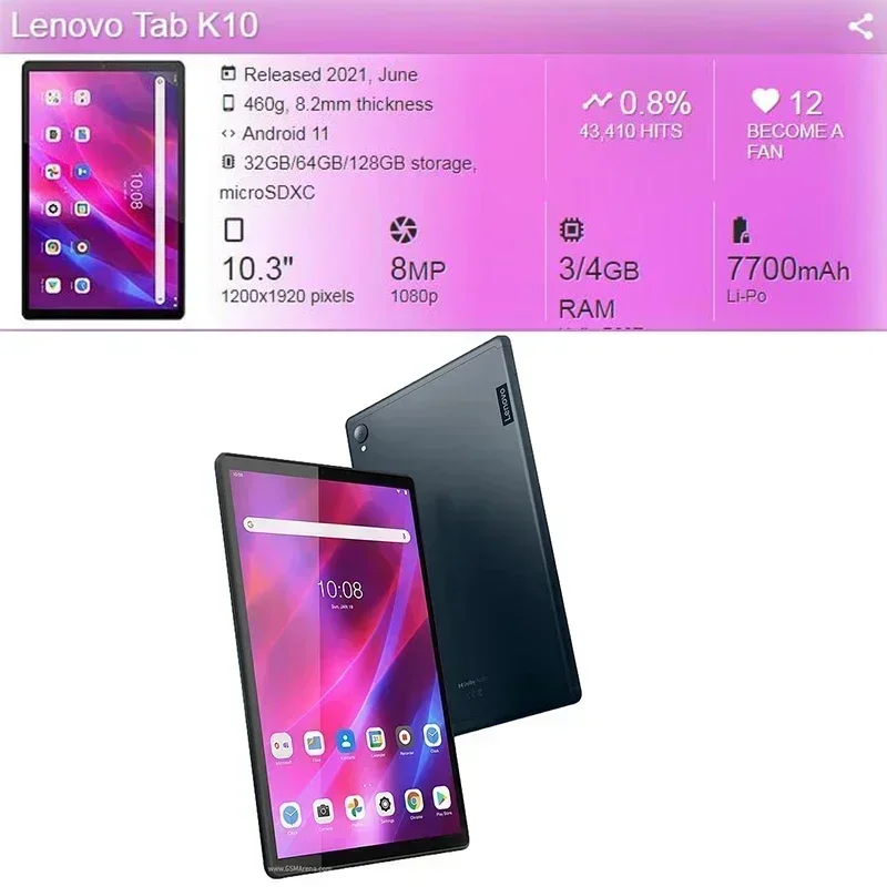 Vidro temperado protetor de tela para lenovo guia k10 10,3 polegadas tablet, película protetora para guia k10 tb-x6c6f tb-x6c6x tb-x6c6nbf