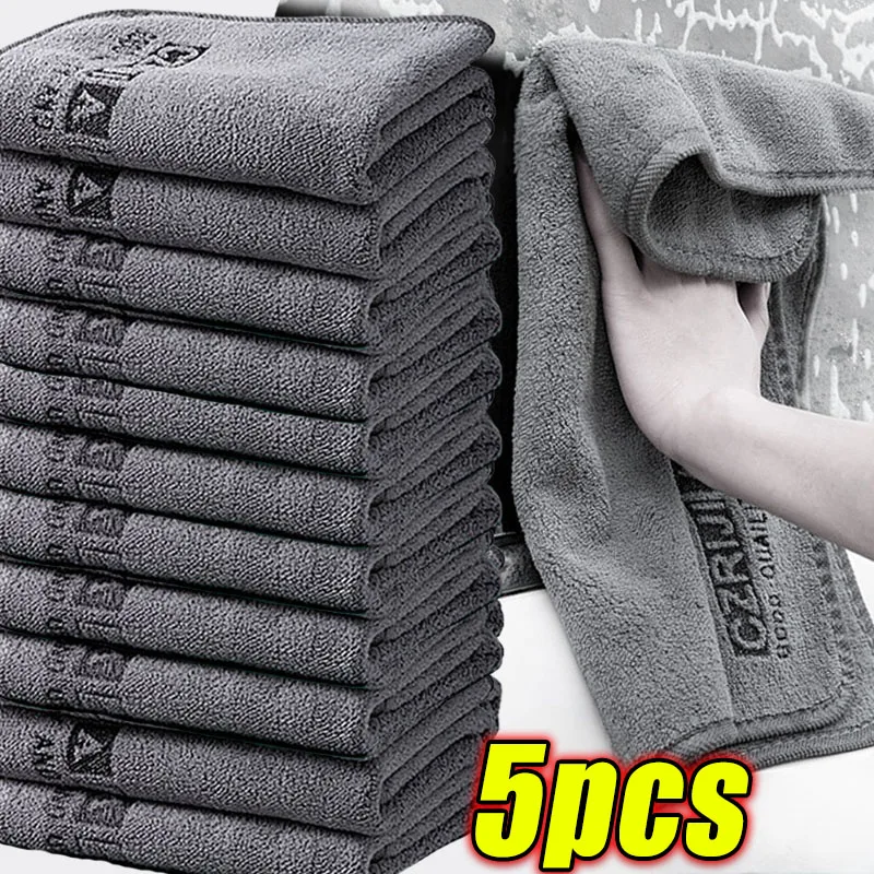 

High End Ultra-fine Fiber Car Wash Towel Super Soft Clean and Dry Cloth Edge Sealing Strong Water Absorption Car Wash Towel