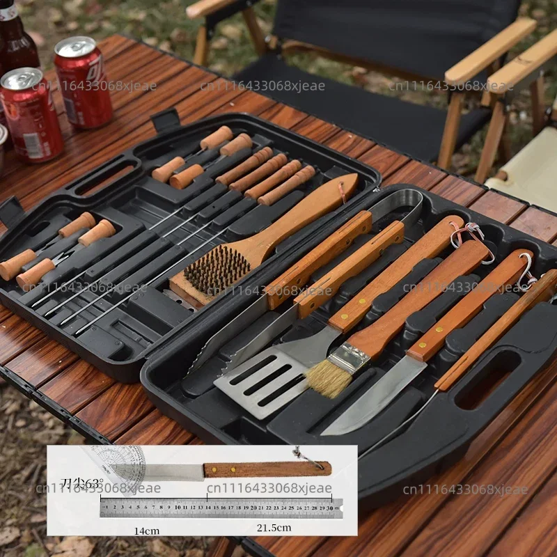 Professional 17pcs BBQ Tool Kit Stainless Steel Barbecue Tools Bbq Accessories for Bbq Grill