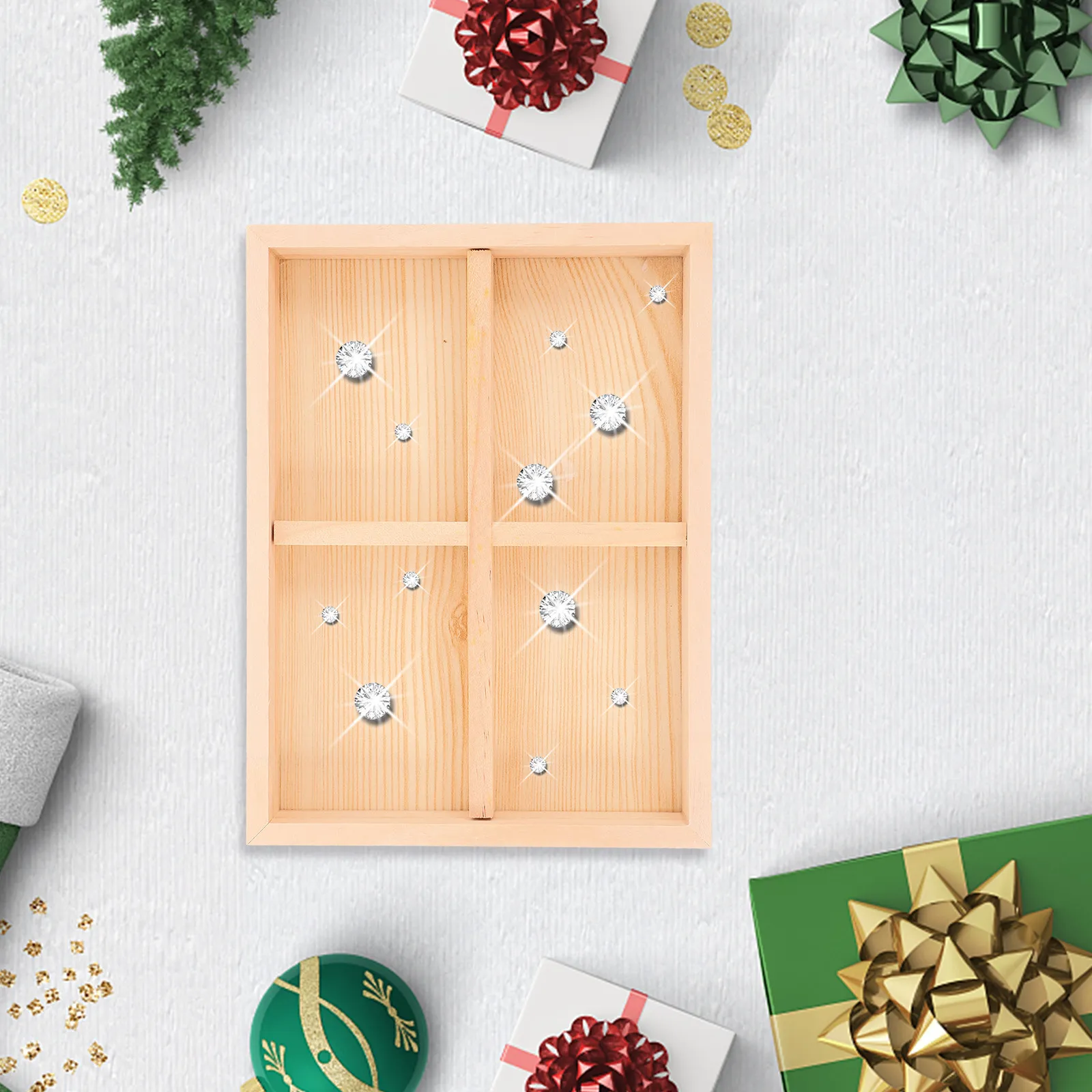 

Wooden Jewelry Tray Natural Pine Ring Earring Necklace Bracelet Display Storage Organizer for Dresser Makeup Table Home Decor