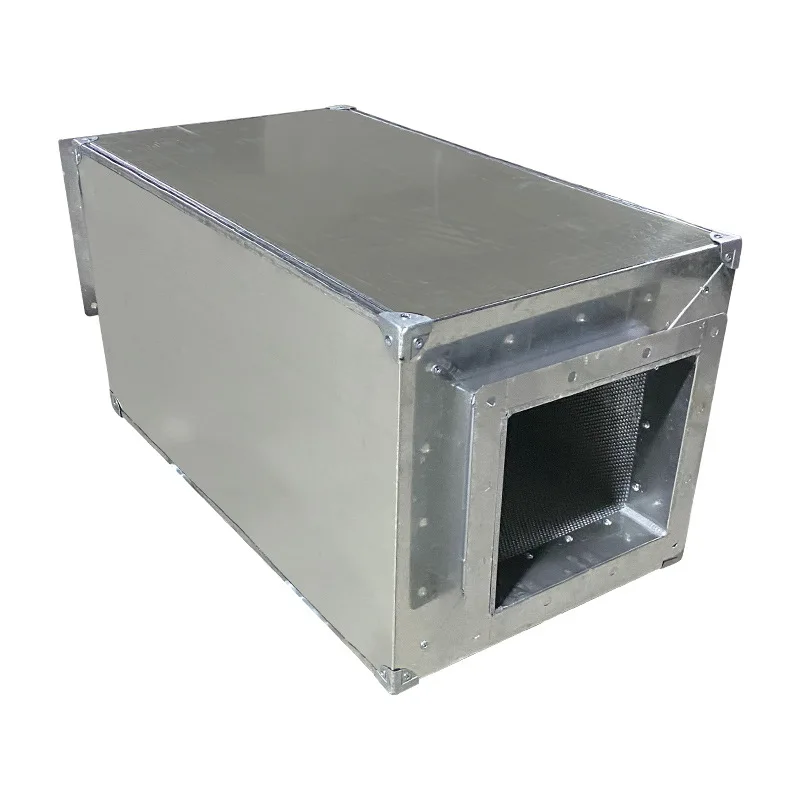 pressure box fan pipe muffler compound impedance noise reduction dust removal  air duct efficient mute