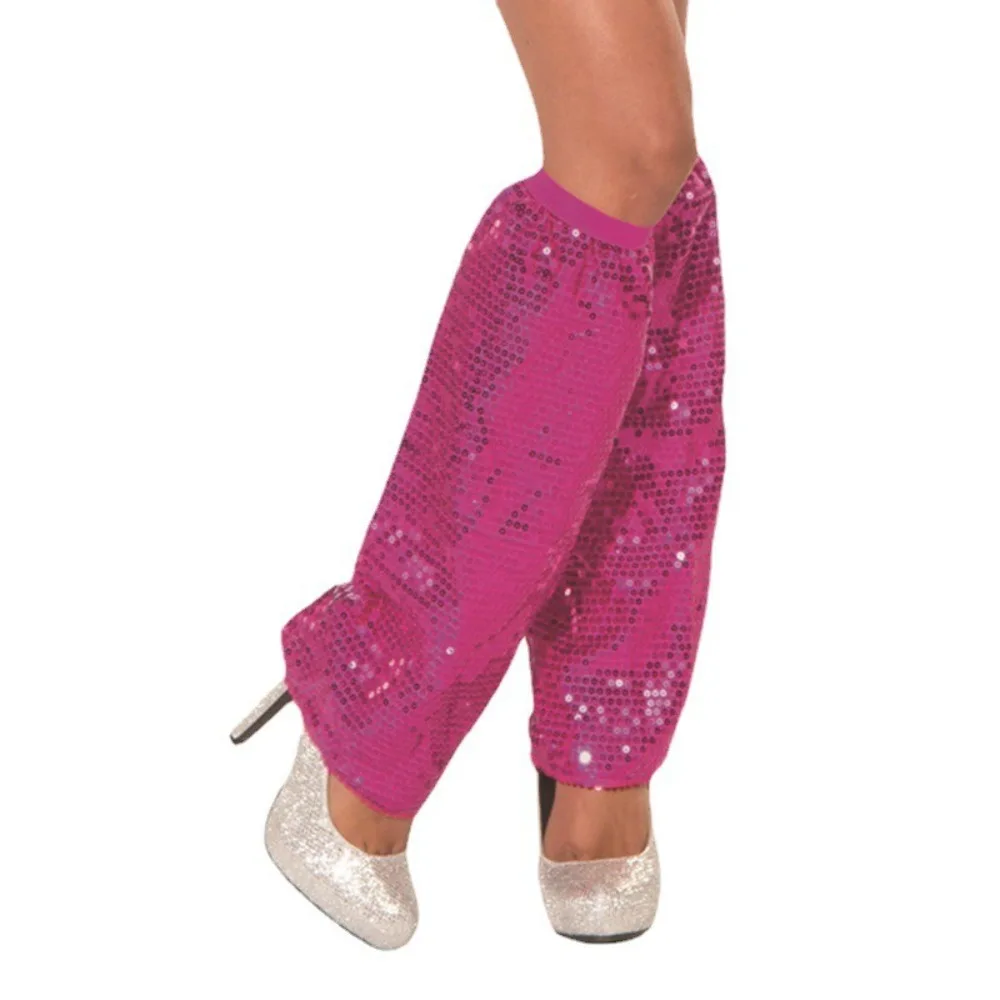 New Sequins Leg Warmers Glittering Elegant Knee High Leg Socks Cosplay Party Dress Leg Cover Party