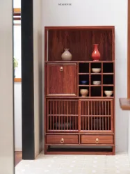1/6 bjd ob11 miniature dollhouse furniture Mini model Chinese cabinets/Sliding door cabinet