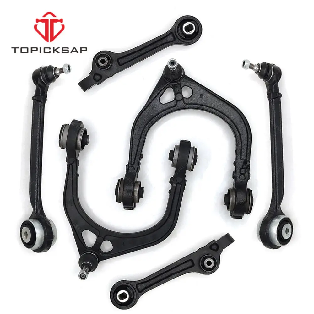 TOPICKSAP 6pcs Front Upper & Lower Control Arm for Chrysler 300 Dodge Charger RWD 2011 2012 2013 2014 2015 2016 2017