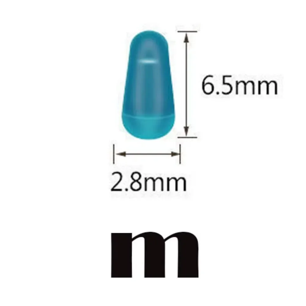 100Pcs/lot High Quality Rubber Space Beans Sea Carp Fly Fishing Blue Rubber Oval Stopper Fishing Float Fishing Bobber image 5