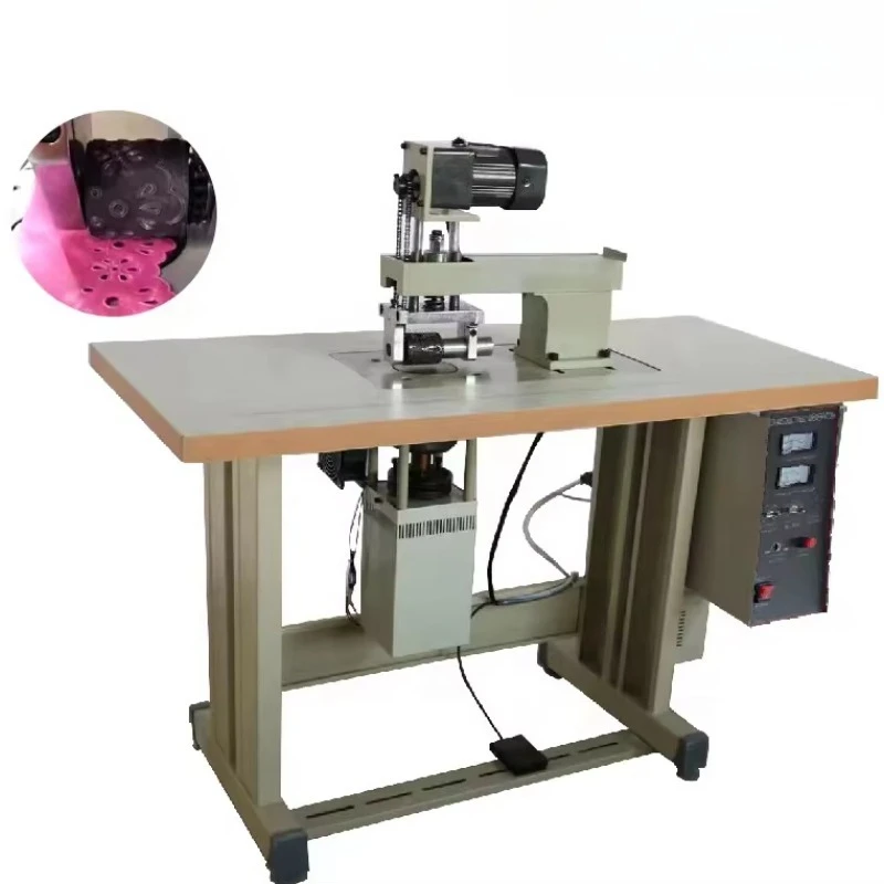 JT-60-Q Ultrasonic Lace Sewing Machine  Ultrasonic Lace Sewing Embossing Machine for Fabric Quilt Mattress Pillow 200