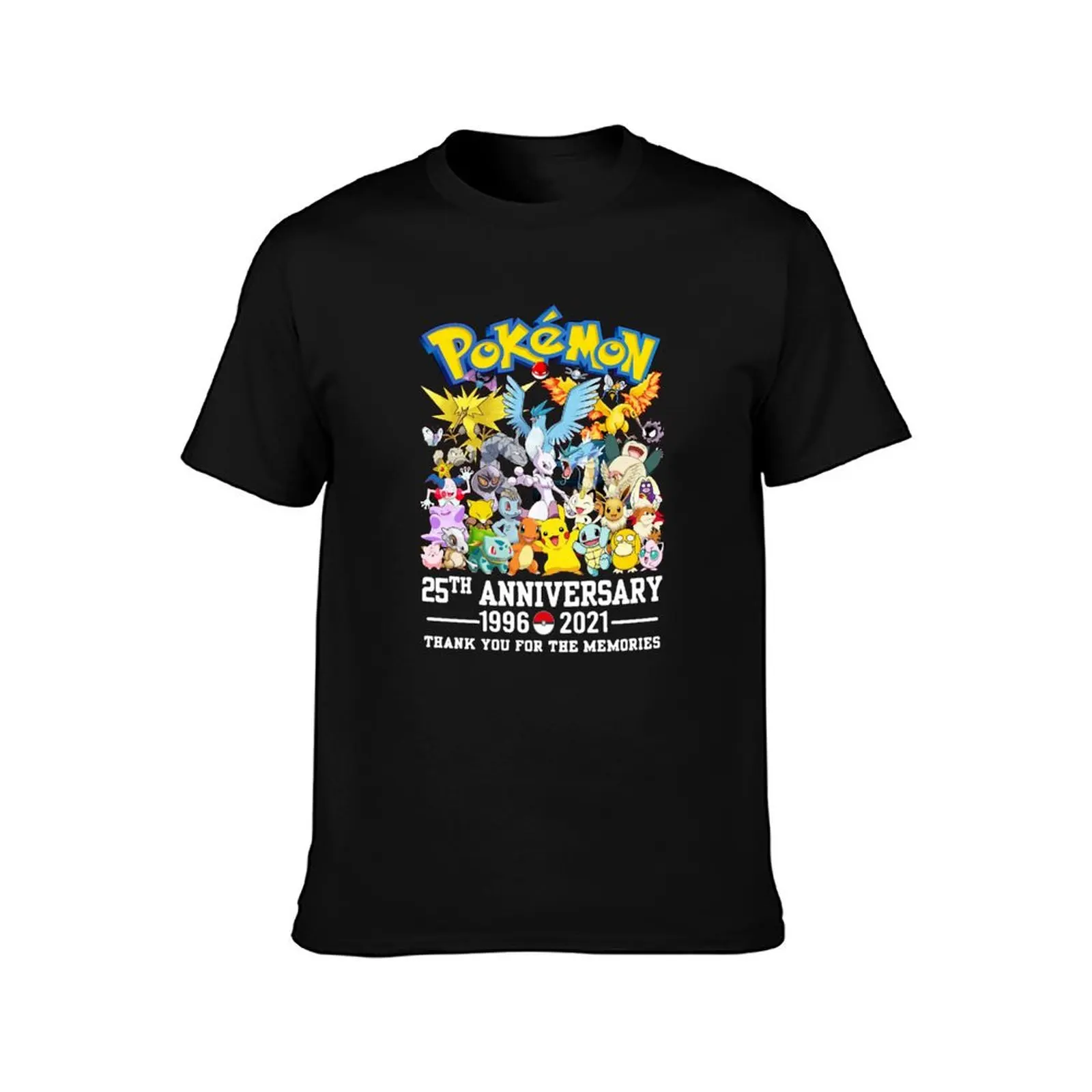 Br Halloween p-okemon 25th Anniversary 1996 2021 Thank You for The mem Vintage T-Shirts Gift For Fans, For Men and Women T-Shirt