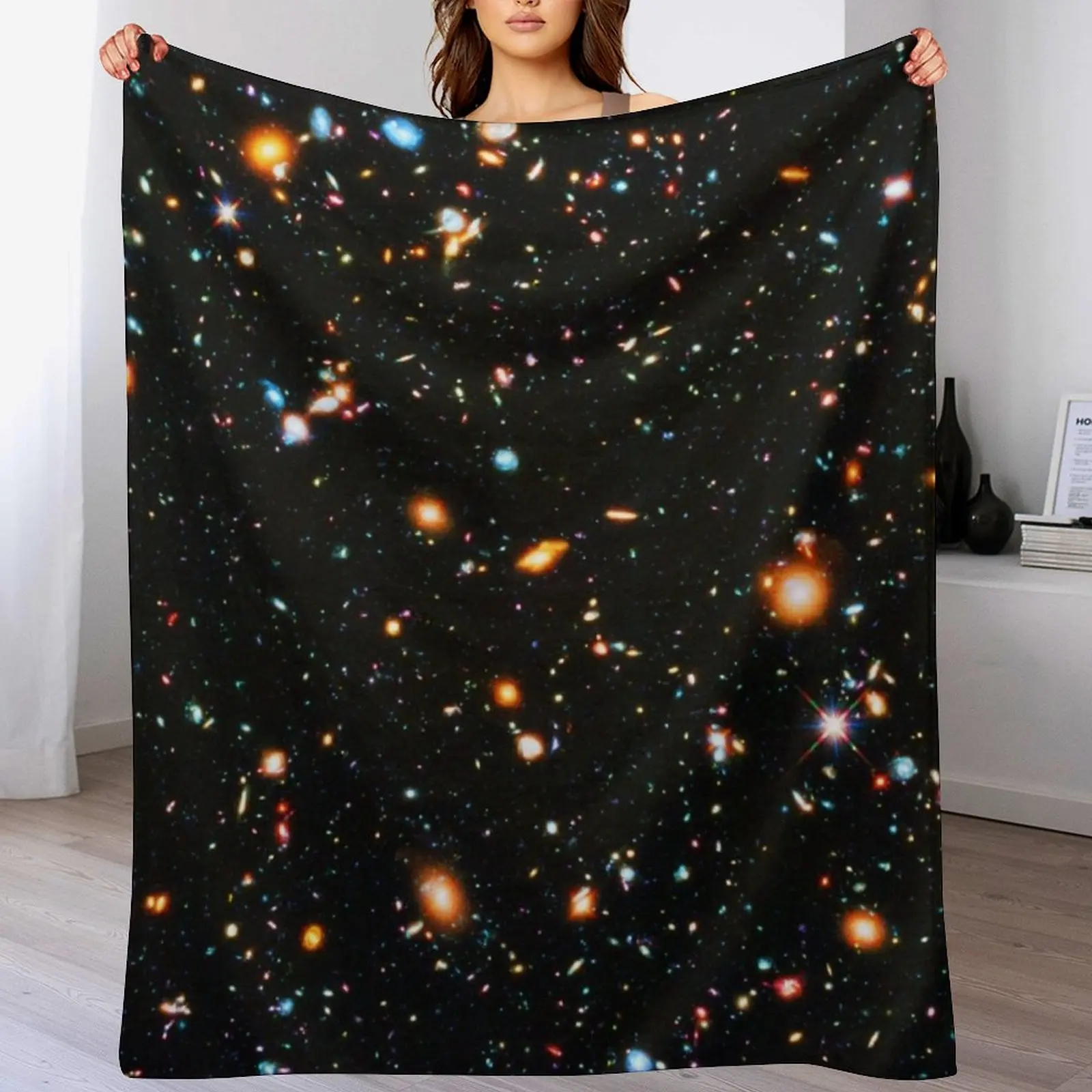 Hubble Extreme Deep Field Throw Blanket Hairys Decorative Throw Blankets