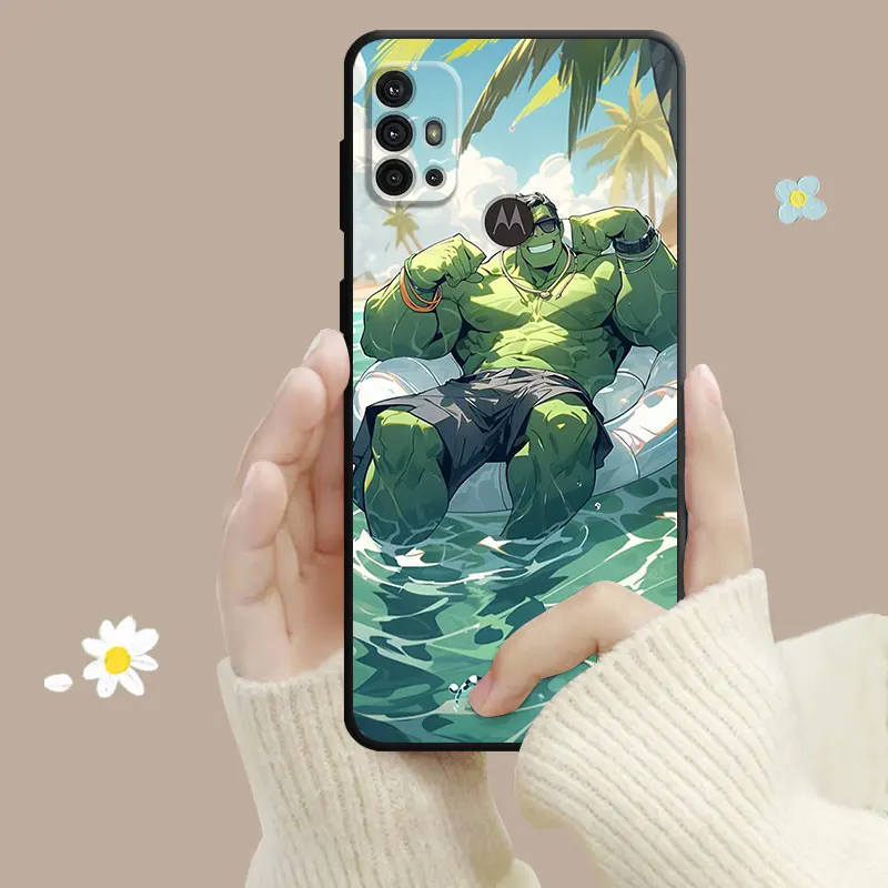 Marvel Wolverine Iron Man Hulk Phone Case For Motorola Edge 40 30 20 Lite G72 G71 G60 G53 G52 G50 G51 G31 G30 G22 G9 One Fusion