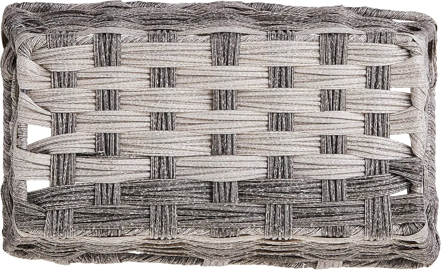 グレーウォッシュ仕上げの分割棚トートバッグ - 財布やクローゼット用の小型オーガナイザーハンドバッグ