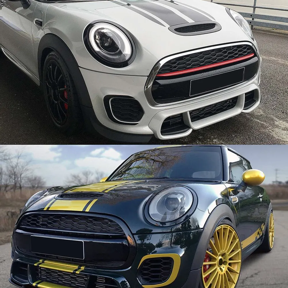 

1 пара декоративных колец для фар, черный АБС-пластик для 2014-2019 MINI Cooper S F55 F56 F57