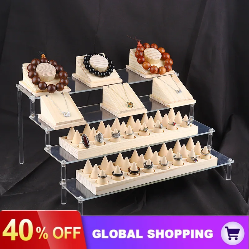 

Acrylic Jewelry Display Rack Bracelet Ladder Rack Display Home Doll Storage Watch Bracelet Bracelet Jewelry Rack