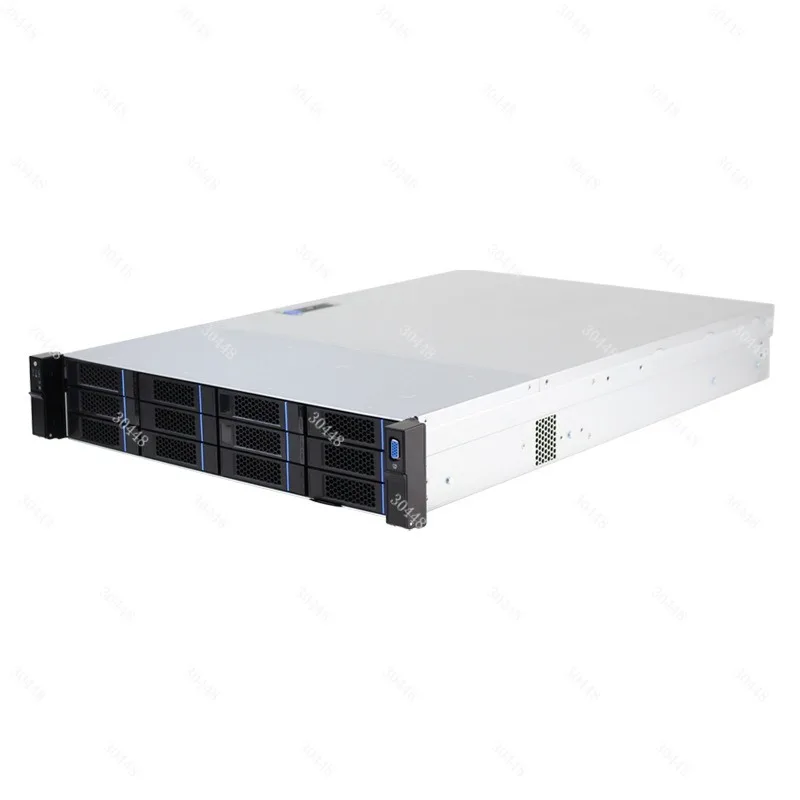 2u storage server chassis with hot-swap hard drives, 6gb sata backplane for data storage and security