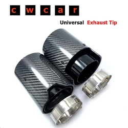 One Piece M Logo Black M2 M3 M4 M5 Performance Carbon Exhaust Tips For Bmw F87 F80 F82 F83 F90 Muffle Nozzles Tails