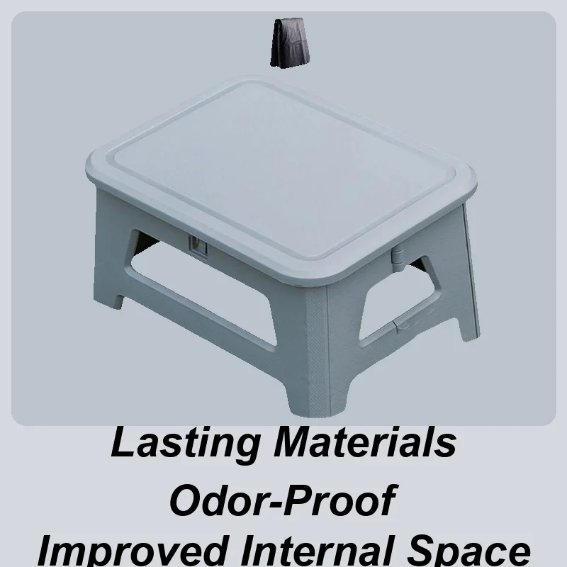 

Portable Toilet For Camping Portable Toilet For Adults Camping Foldable Seat Stool Privacy Accessories For Backpacking Hiking
