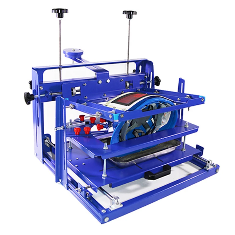 Small curved screen printing machine Desktop safety helmet screen printing machine Monochrome safety helmet and other