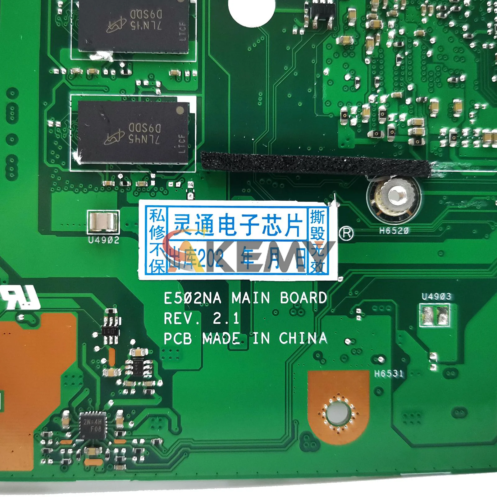 Płyta główna do laptopa E502NA ASUS EeeBook E502NA E502N z procesorem Celeron, 100% przetestowana, sprawna, szybka wysyłka, dostępna od ręki.