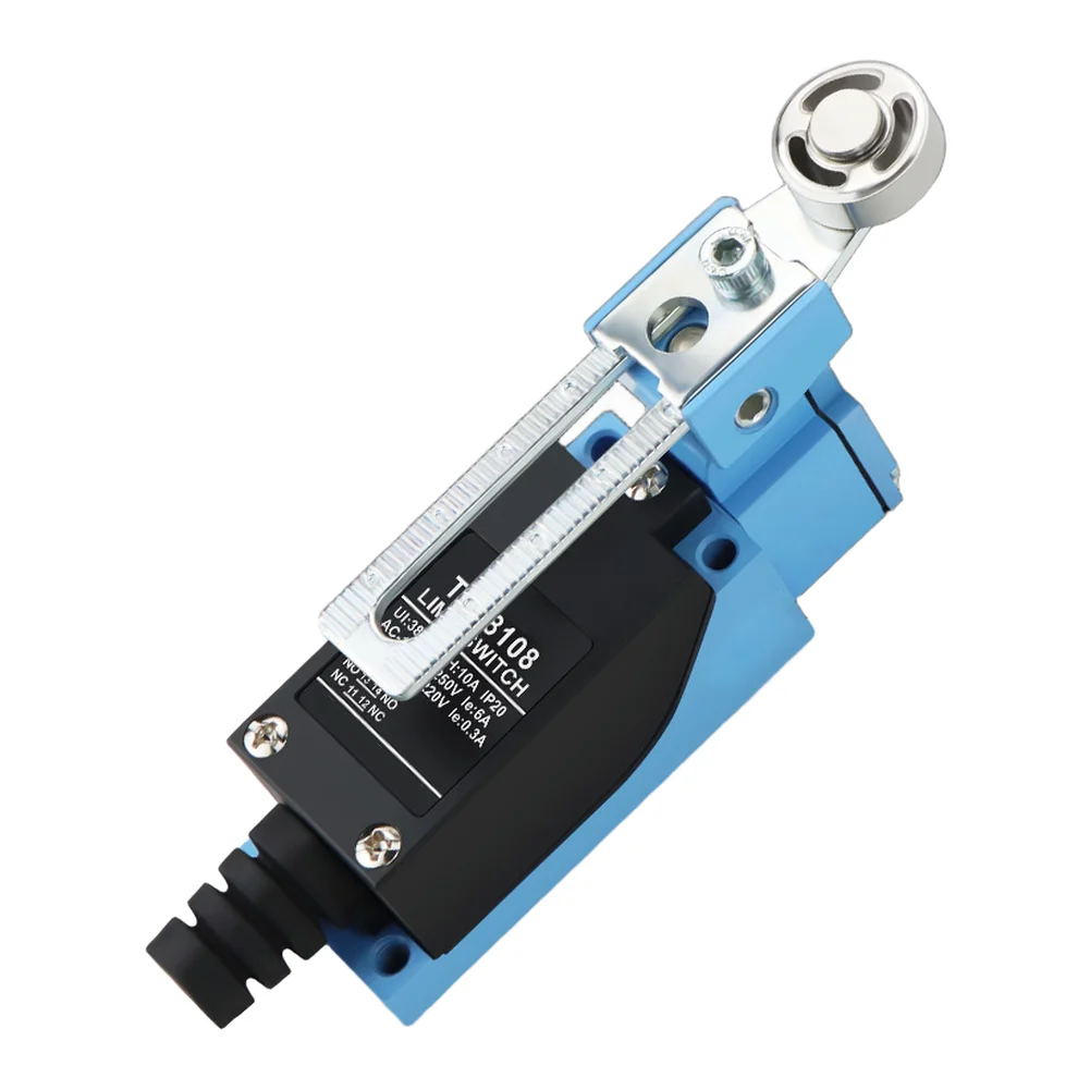 Industrial Roller Lever Limit Switch 5 Units 250V 5A Momentary Action IP65 for CNC Machines and Automation Control Systems