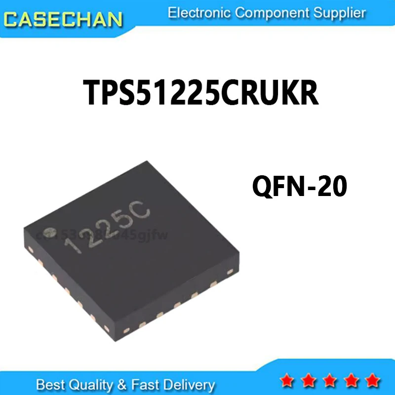 5Pcs  TPS51225CRUKR TPS51225 1225C TPS51225C QFN-20