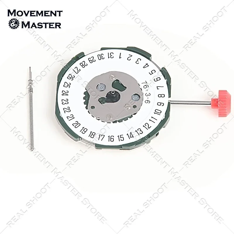Новинка, оригинальный японский кварцевый механизм MIYOTA 115, дата 3/6, 2035, мужской механизм с одним календарем, запасные части