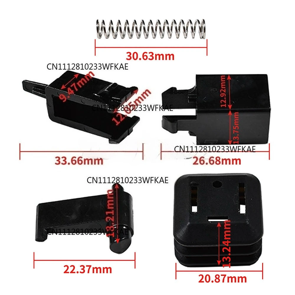 Fuel Flap Latch Repair Kit For Discovery 3 /4 For Range Rover Sport Fuel Tank Cap Hinge Repair Kit ARV780020 BPA780110