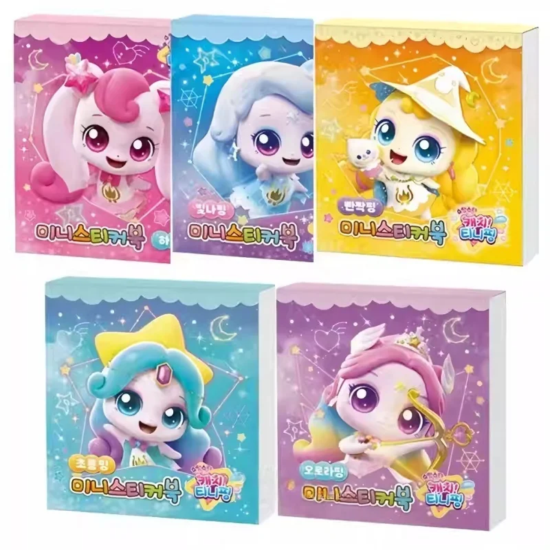 

Catch Teenieping Korean Kids Sticker Book Original Cute Reward Praise Stickers for Elementary Students Girls Self-discipline