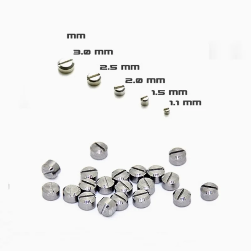 30pcs Armored Screws Model Supplements 1.1mm 1.5mm 2mm 2.5mm 3mm Screws Parts for MG HG for Gundam Model Kit Accessories